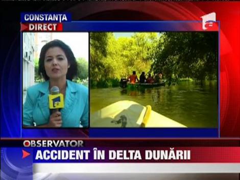 Accident in Delta: O salupa s-a izbit de un copac ‎