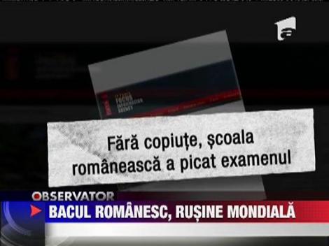 Dezastrul BAC-ului romanesc a facut inconjurul lumii