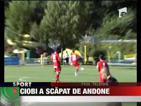 Ciobotariu a scapat de Andone