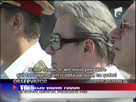 Vadim Tudor e acuzat de un fost asistent ca i-a falsificat semnatura