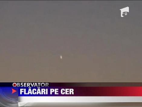 Minge de foc pe cerul Mexicului