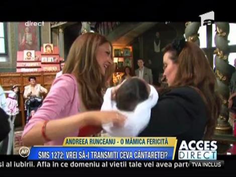 Andreea Runceanu, botez cu peripetii