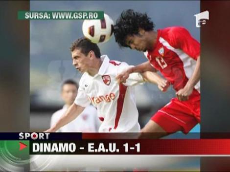 Dinamo a terminat la egalitate cu Emiratele Arabe Unite
