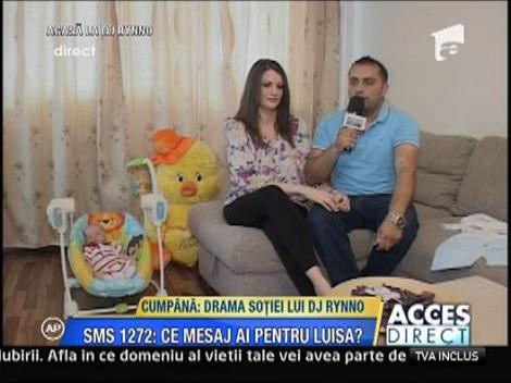 Sotia lui Dj Rynno se teme sa mai nasca