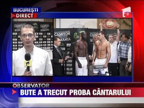 Bute a trecut proba cantarului