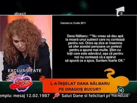 Reactia Danei Nalbaru la acuzatiile formulate de Veronica Cara