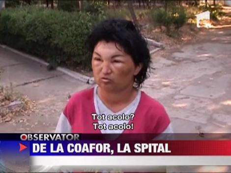 Desfigurata la coafor