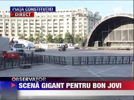 Scena gigant pentru  Bon Jovi