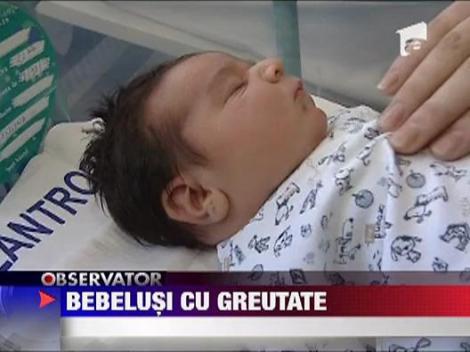 Bebelus urias nascut la Bucuresti