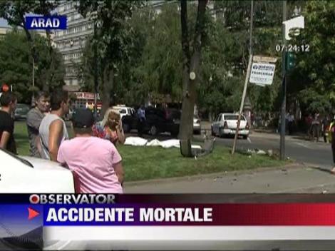 Grav accident de circulatie in centrul Aradului