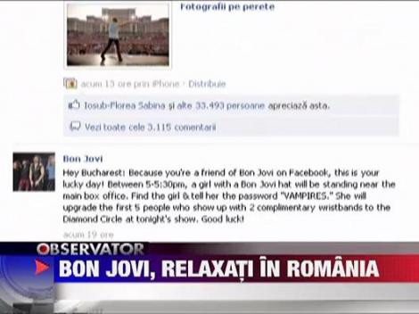 Mesaj de la Bon Jovi pentru fanii romani: "Ati fost extraordinari"