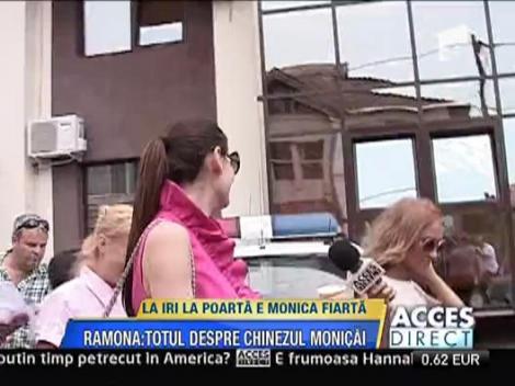 Irinel refuza sa-i dea Monicai pasaportul Irinei