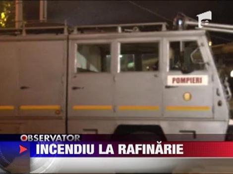 Incendiu la o rafinariei din Ploiesti ‎
