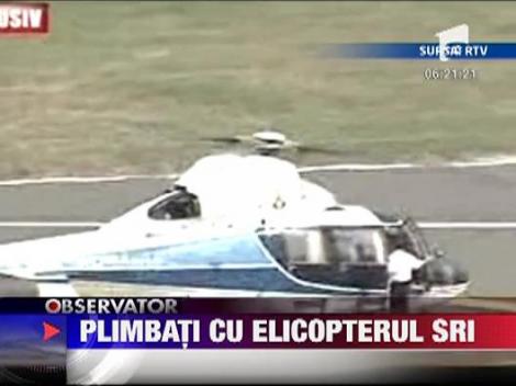 Boc isi aduce nepotul la Bucuresti cu elicopterul SRI