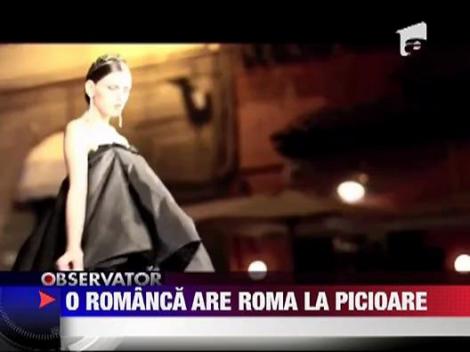 Frumoasa cu picioarele cele mai lungi din Romania a sedus Italia