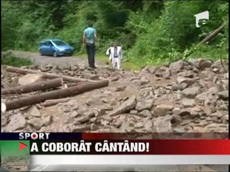 Muzica religioasa in masina lui Becali