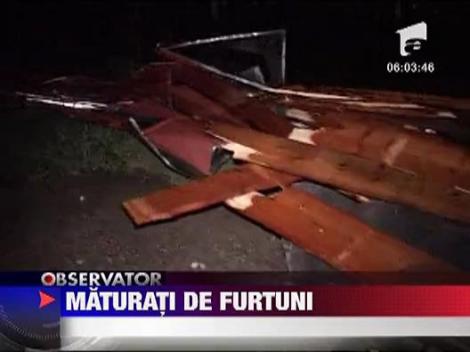 Furtuna in sudul tarii