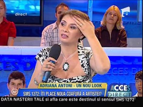 Adriana Antoni si-a schimbat look-ul