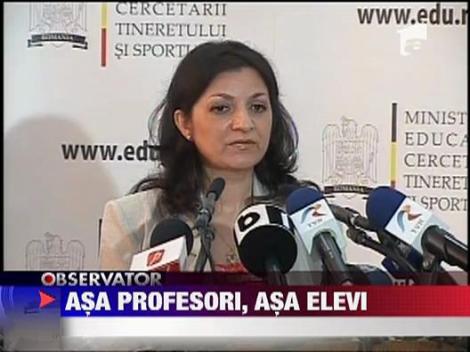 Asa elevi, asa profesori