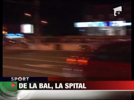 De la bal, la spital