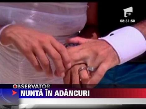 Si-au petrecut ziua nuntii in ocean