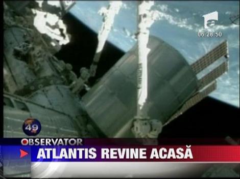 Atlantis urmeaza ca joi sa se reintoarca pe Pamant