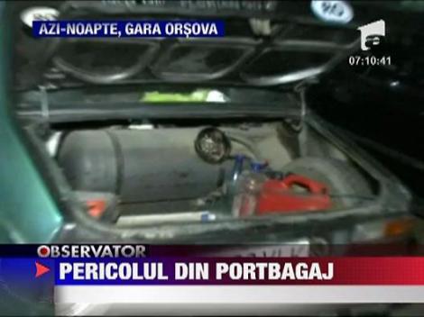 Pericol de explozie langa Gara din Orsova