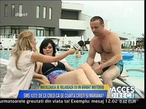 Mariana Moculescu la piscina