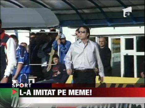 Gigi Becali l-a imitat pe Meme isteric la GSPTV