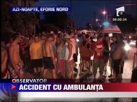 Un pacient a zburat pur si simplu din ambulanta
