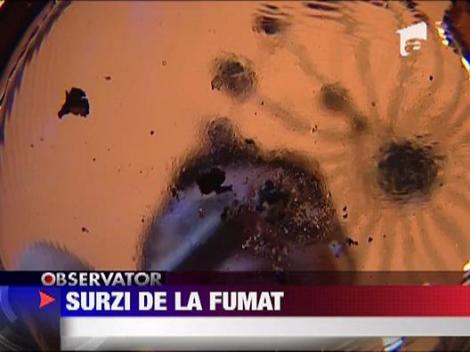 Fumatul pasiv afecteaza auzul!