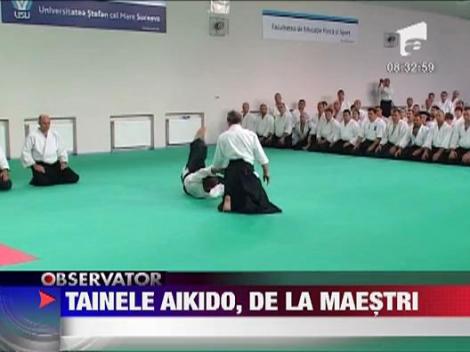 Maestri in stilul de arte-martiale Aikido ii invata pe sibieni cum sa se apere
