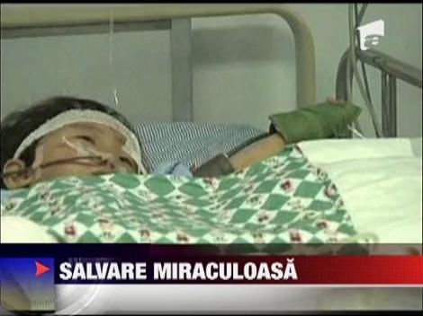Salvare miraculoasa in China
