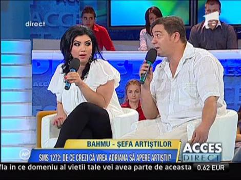 Adriana Bahmuteanu vrea sa fie sefa artistilor