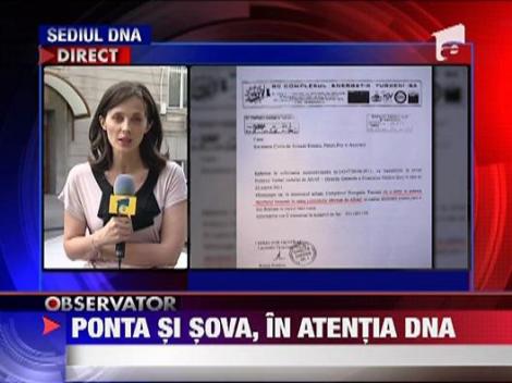 Victor Ponta si Dan Sova au intrat in vizorul DNA!