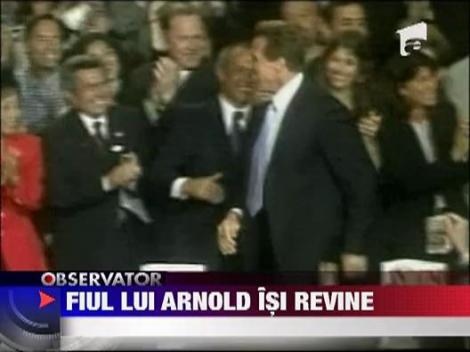 Fiul cel mic al lui Arnold isi revine