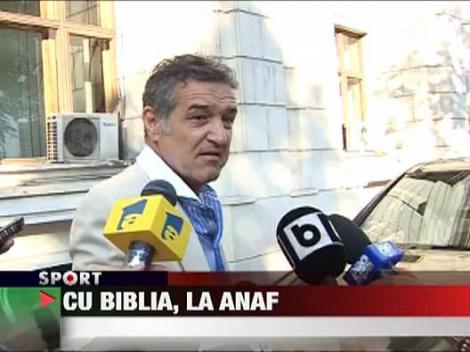 Becali a mers la ANAF sa rezolve cazul Bourceanu