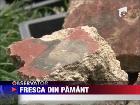 Fresca romana descoperita la Sarmizegetusa