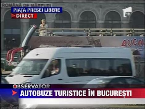 Autobuze supraetajate turistice in Bucuresti