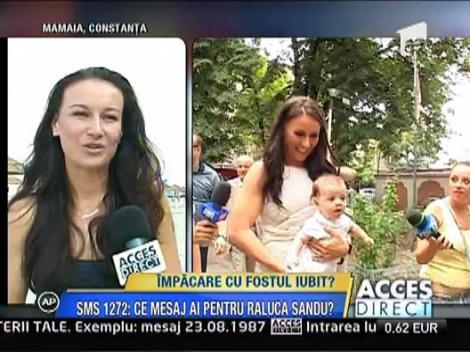 Raluca Sandu, impacare cu fostul iubit
