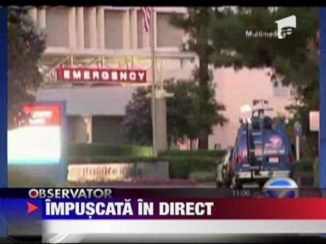 Reporter impuscat in direct