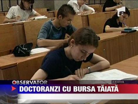 Doctoranzii romani au ramas iarasi fara banii din burse ‎