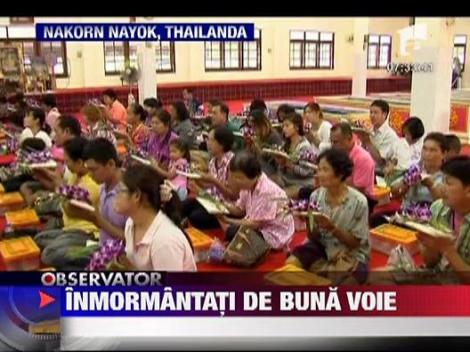 Inmormantare cu oameni vii