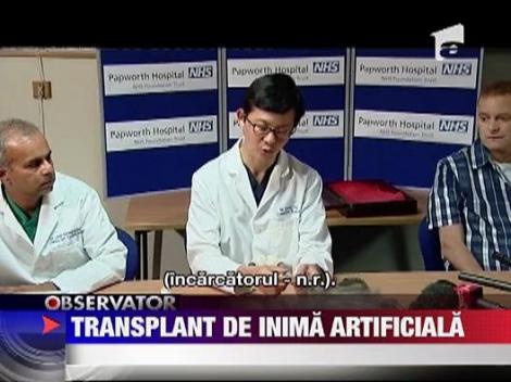 Transplant de inima artificiala