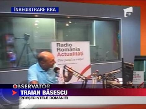 Traian Basescu: Atentie, Romania merge pe sarma!