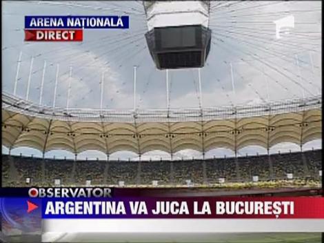 Messi va juca pana la urma la Bucuresti