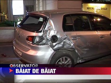 Fiul unui consilier PDL din Tulcea a provocat un accident in lant, in Capitala