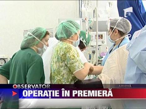 Operatie in premiera in Romania la maternitatea Cuza Voda din Iasi