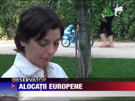 Alocatii europene pentru copiii romanilor care lucreaza in strainatate