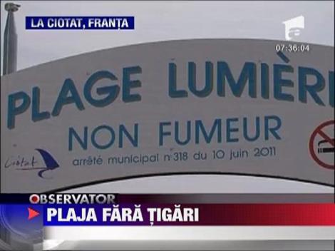 Fumatul interzis pe plaja